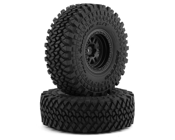 LOS43053 Losi Nitto Trail Grappler Tyres mounted on KMC Wheel, 2pcs, Hammer Rey