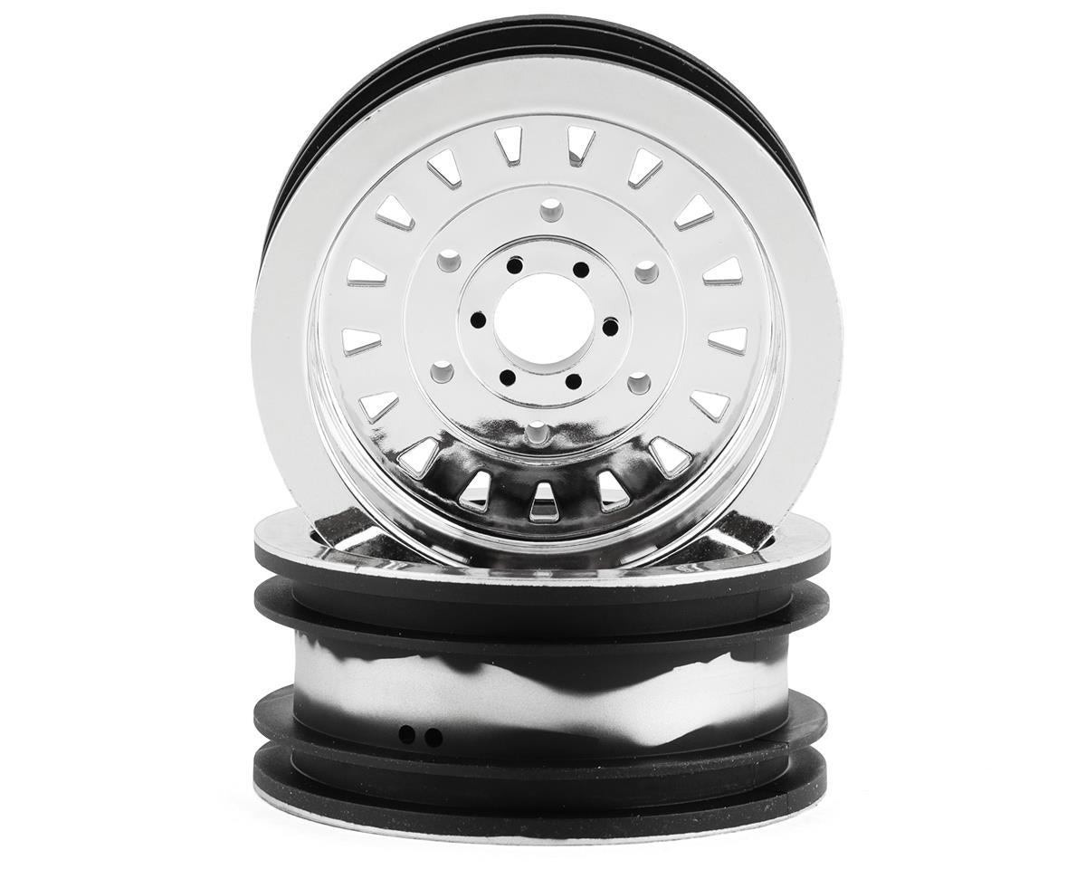 LOS44005 Losi D and D Mega Chrome Truck Wheel, 2pcs, LMT Mega Losi