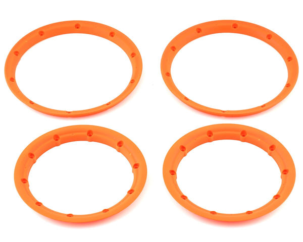 LOS45007 Losi Beadlock Inner and Outer Fluoro Orange , 2pcs, 5T, Clearance