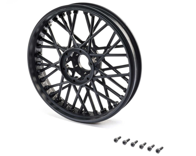 LOS46000 Losi Front Black Wheel Set, ProMoto-MX