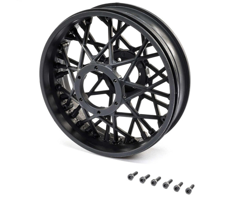 LOS46001 Losi Rear Black Wheel Set, ProMoto-MX