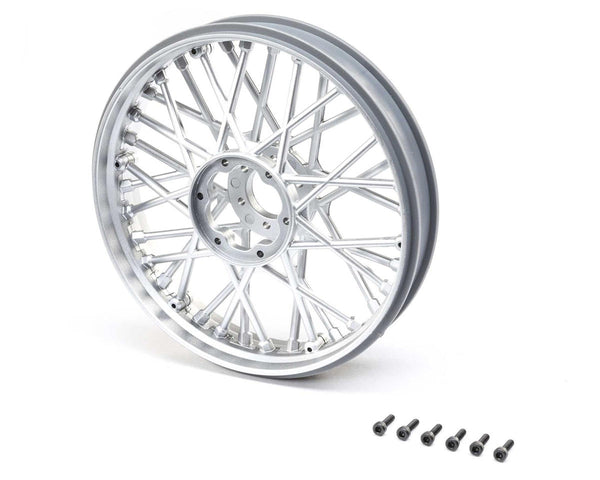 LOS46002 Losi Front Satin Chrome Wheel Set, ProMoto-MX