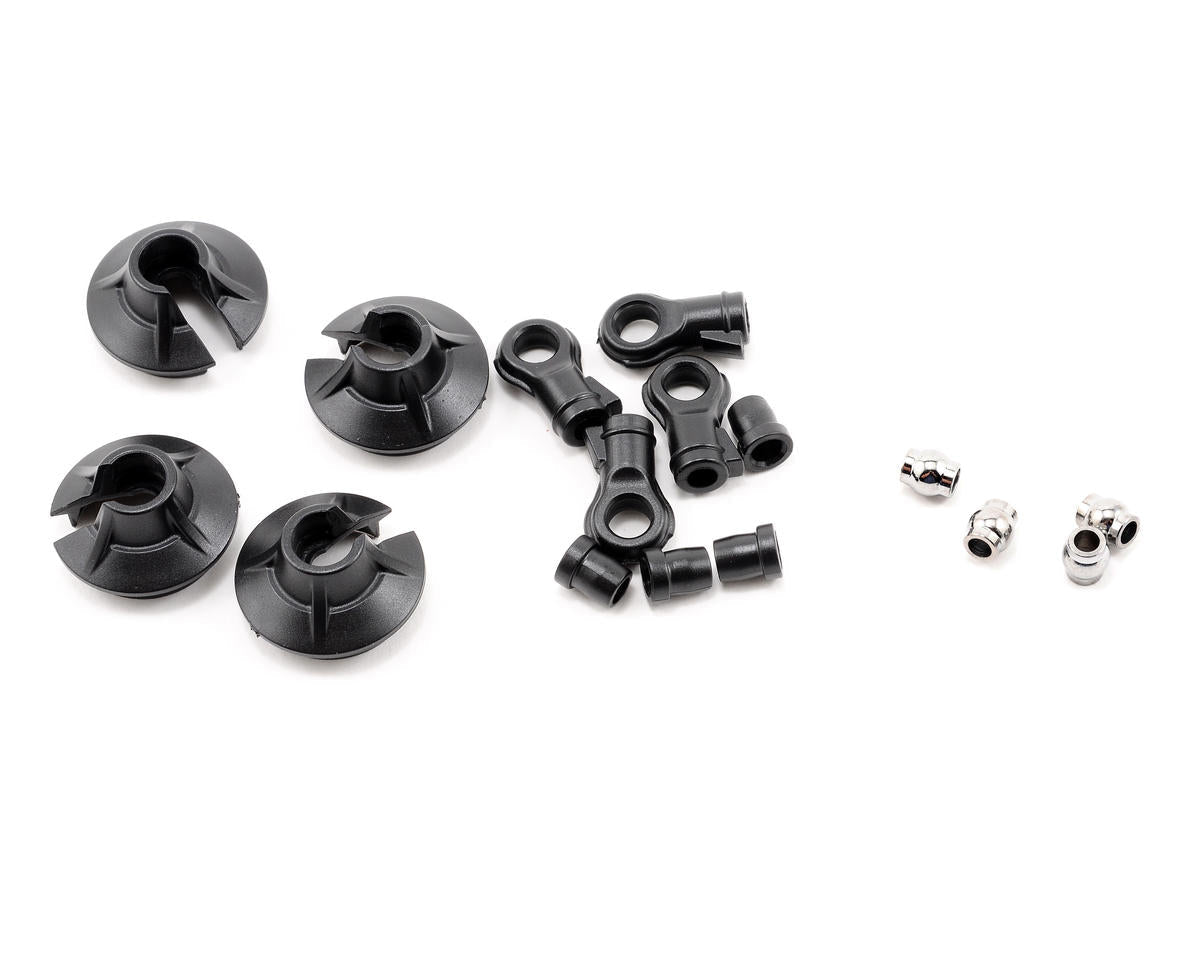 LOSA5435 Losi 15mm Shock Ends, Cups, Bushing, 8B 2.0 Losi