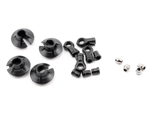 LOSA5435 Losi 15mm Shock Ends, Cups, Bushing, 8B 2.0