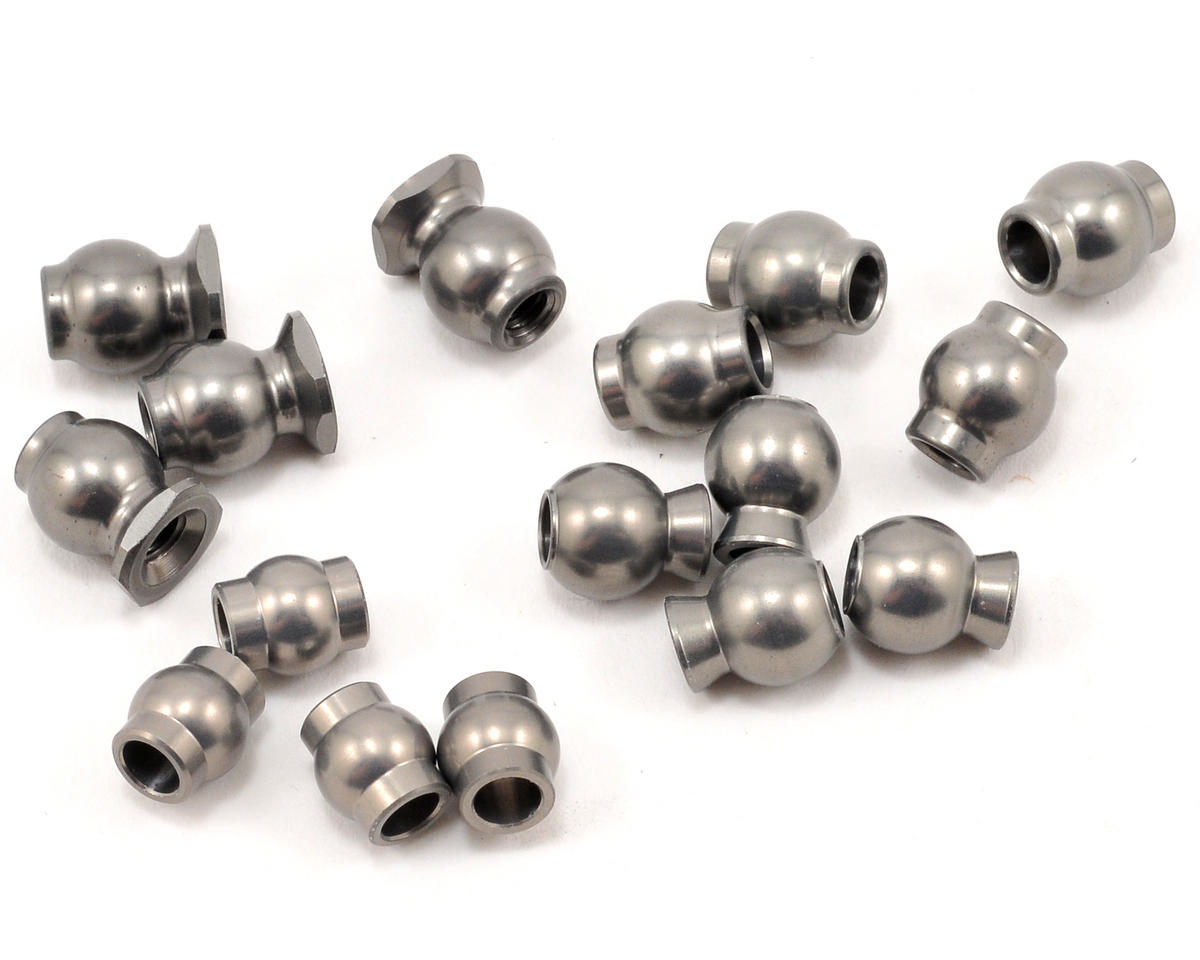 LOSB2187 Pivot Ball Set, Hard Anodized(16) TEN Losi
