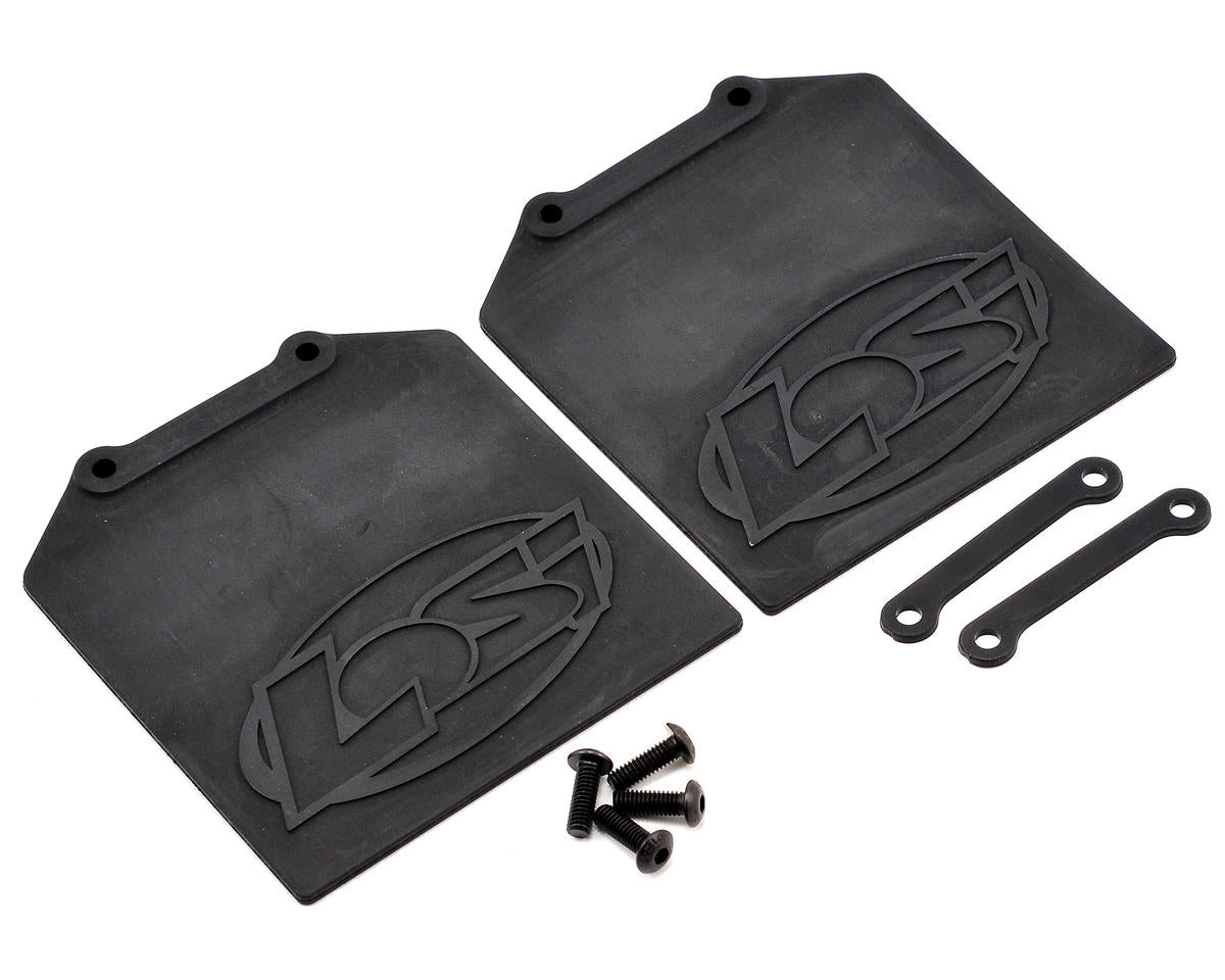 LOSB2581 Losi Mud Flap & Retainer Set (2) 5TT Losi