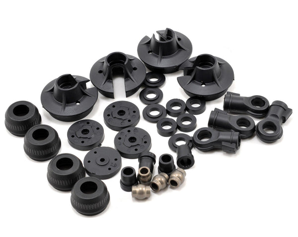LOSB2855 Losi Shock Plastics & Balls (4) 5TT
