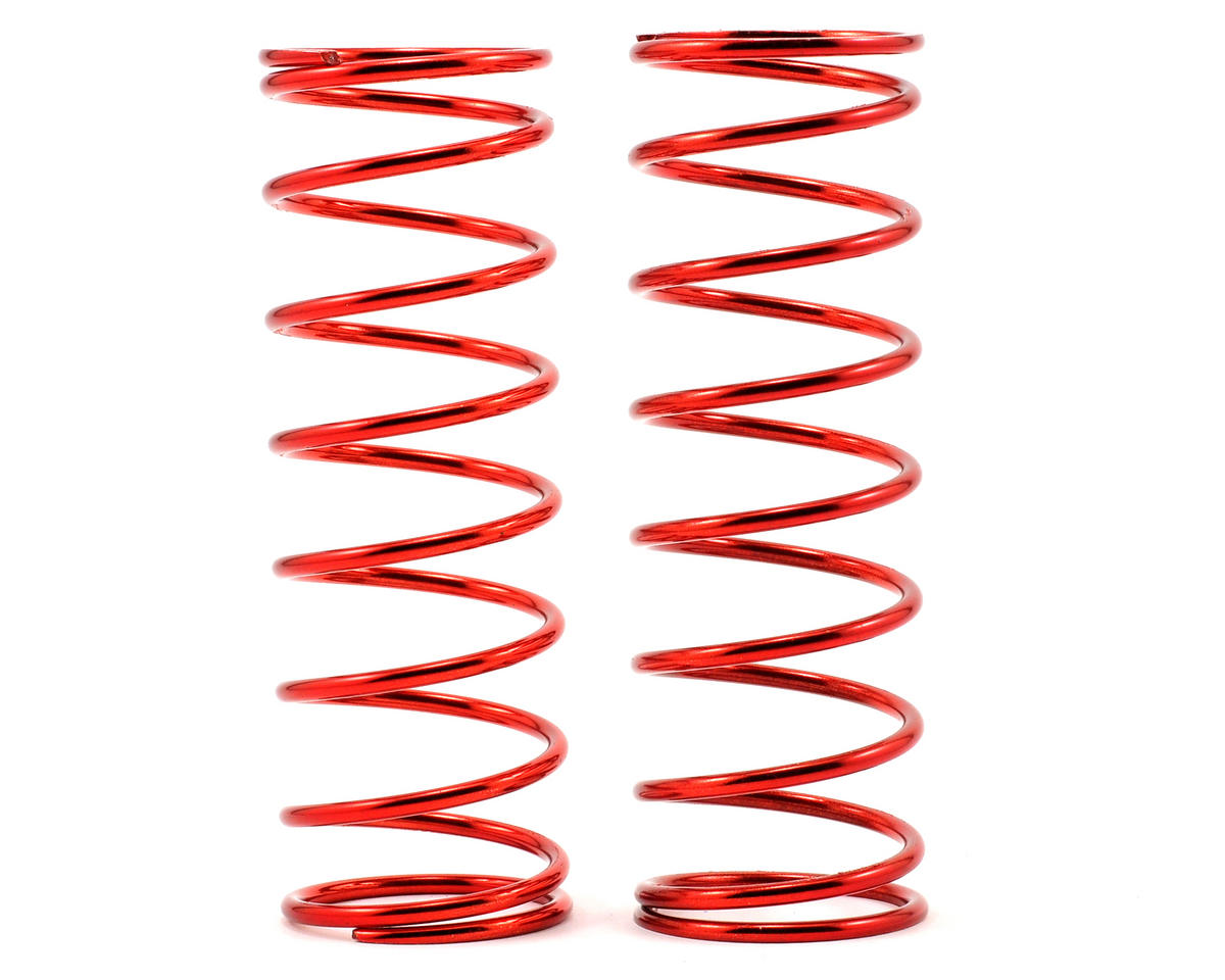 LOSB2966 Losi Front Springs 12.9 lb Rate, Red (2), 5IVE-T Losi