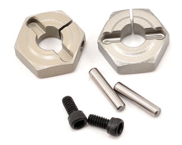 LOSB3493 Losi Aluminium Wheel Clamp Hex (2) suit TEN-SCTE