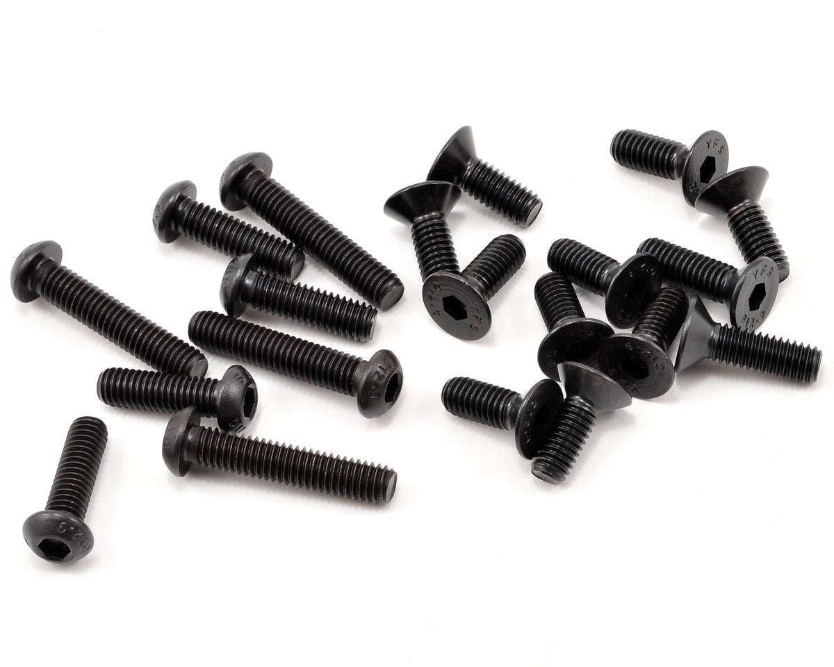 LOSB6490 Losi 6mm BH and FH Screw Asst (20), 5IVE-T Losi