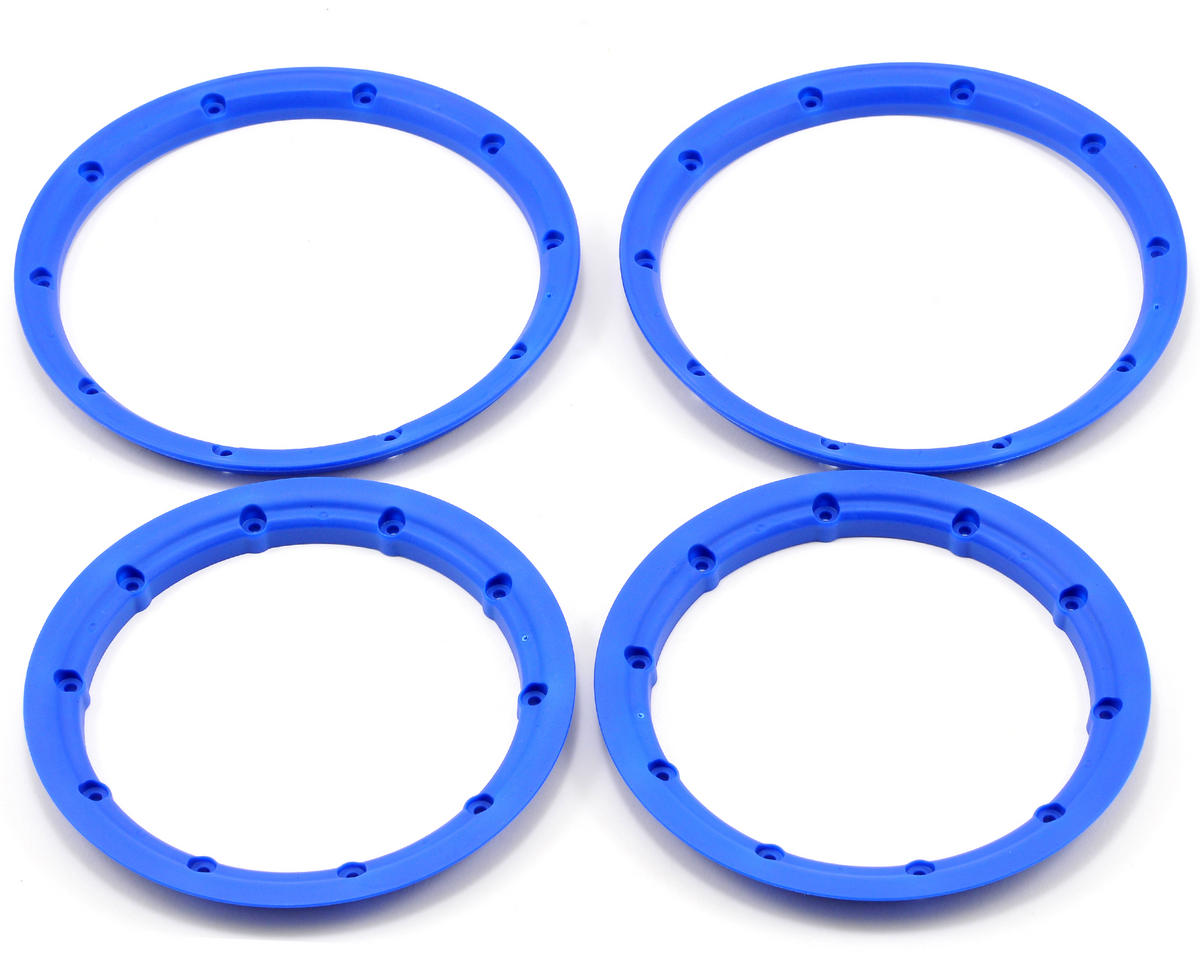 LOSB7029 Losi Beadlock Set, Inner & Outer Blue (2) 5TT Losi