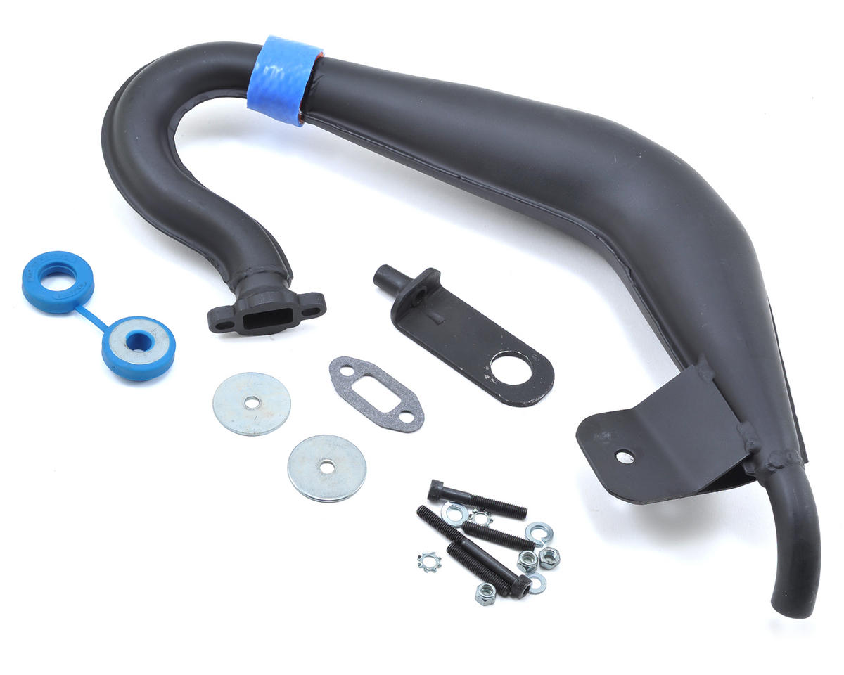 LOSR8020 Losi Tuned Exhaust Pipe, 23-30cc Gas Engines, 5IVE-T Losi