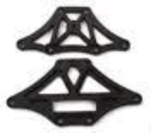 LRP-120913 LRP Front and rear Upper Chassis Brace - S10 Blast BX/TX/MT/SC LRP
