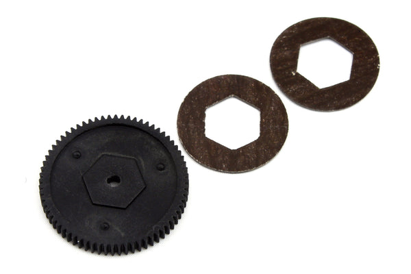 LRP-120934 LRP Main Gear 68T and Slipperpads - S10 Blast BX/TX/MT/SC