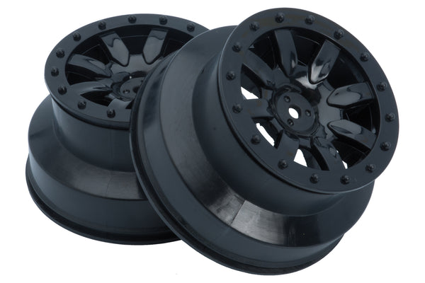 LRP-122028 LRP Spoke Wheel black (2 pcs) - S10 Blast SC