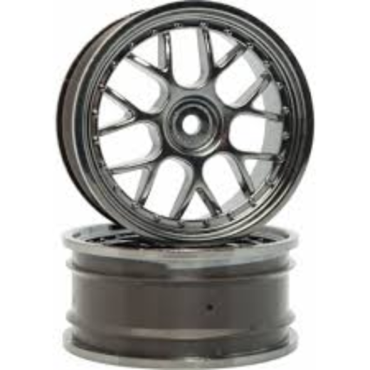 LRP-122177 LRP 7-Spoke Wheel chrome (2 pcs) - S10 TC Blast