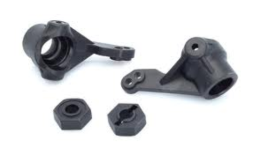 LRP-122549 LRP Steering Knuckle HD + Hex Wheel-Adapter (each with 2pcs) - S10 Blast