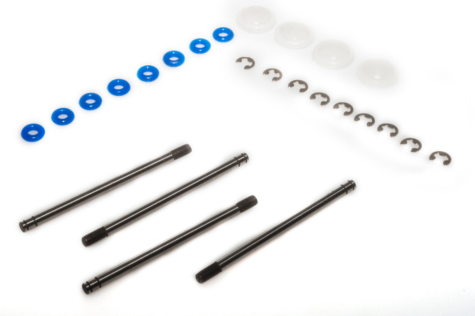 LRP-124076 LRP Shockshaft + Shockbladder (4pcs) - S10 Twister TX/SC/MT LRP
