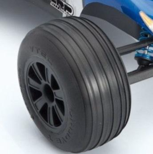 LRP-124089 LRP VTEC Groove 2WD pre-glued tyre front - 1/10 Truggy J-Compound