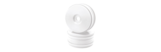 LRP-132015 *DISC* LRP DISH WHEELS (WHITE) - S8 BX