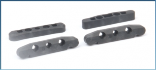 LRP-133013 LRP Susp. Arm Hinge Pin Brace front and rear - Rebel LRP