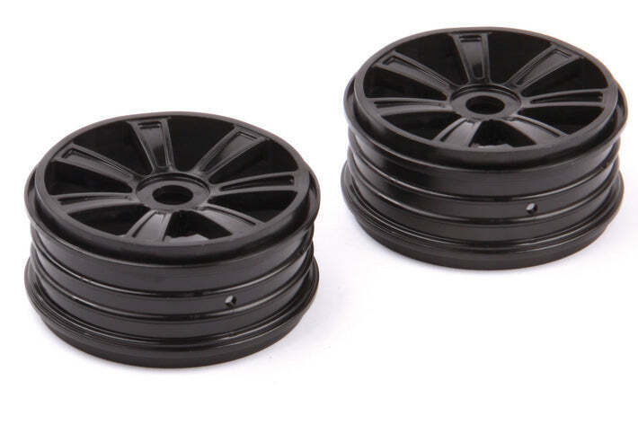 LRP-133116 LRP Spoke Wheels (black) - Rebel BX/BXe