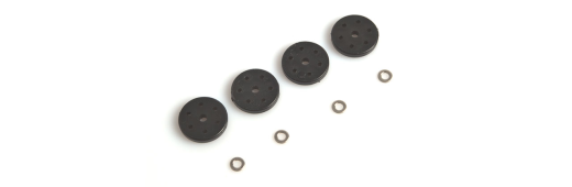 LRP-133162 LRP BigBore shock pistons (4pcs) - Rebel TX