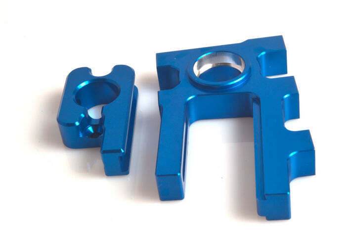 LRP-133192 LRP Aluminium Motor Mount (blue) Rebel BXe LRP