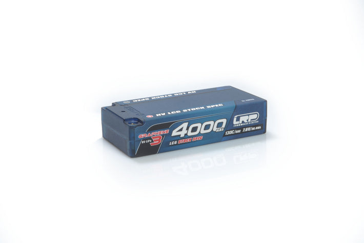 LRP-430275 LRP HV LCG Stock Spec Shorty GRAPHENE-3 4000mAh Hardcase Akku - 7.6V LiPo - 130C/65C LRP