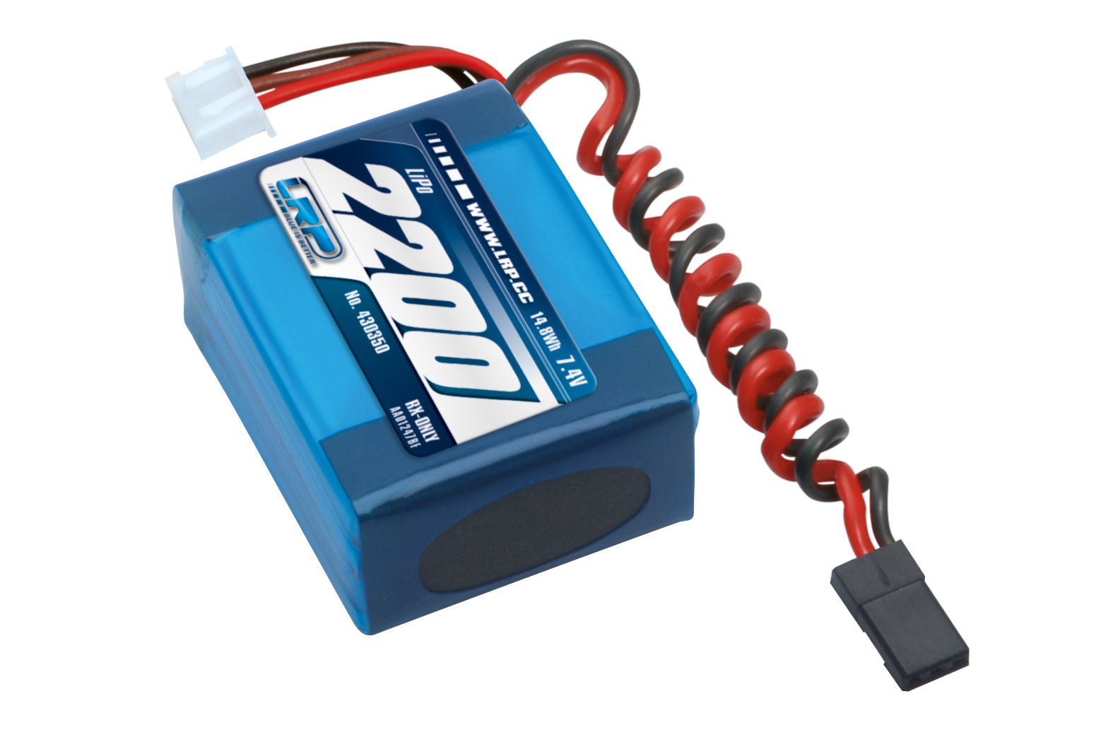 LRP-430350 LRP LiPo 2200 RX-Pack small Hump - RX-only - 7.4V LRP