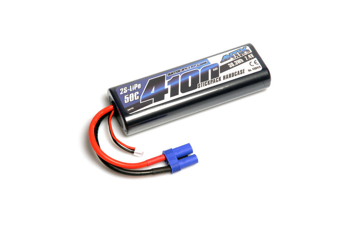 LRP-430414E LRP ANTIX 4100mAh - 7.4V - 50C LiPo Battery - Car Stickpack Hardcase - EC5-Plug LRP