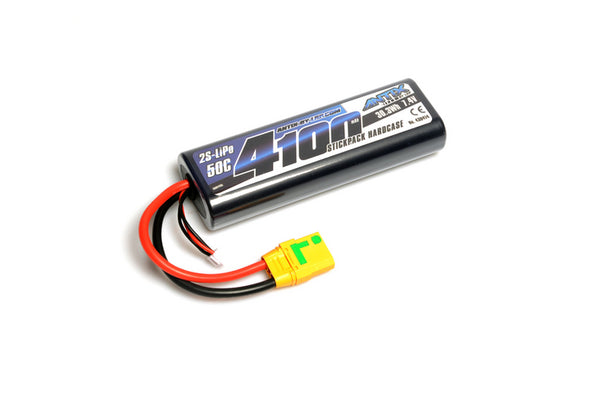 LRP-430414X LRP ANTIX 4100mAh - 7.4V - 50C LiPo Battery - Car Stickpack Hardcase - XT90 Plug