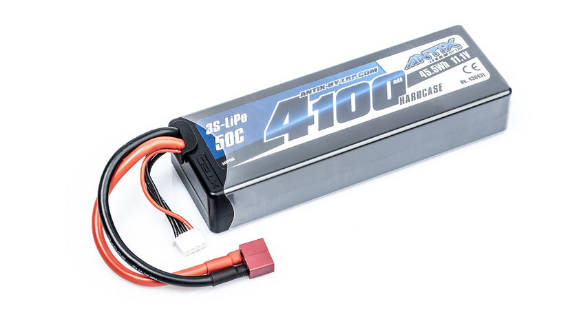 LRP ANTIX 4100 - 11.1V - 50C LiPo Car Hardcase - T-Plug