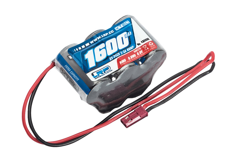 LRP-430600 LRP XTEC RX-pack Hump 2/3A NiMH - BEC - 6.0V - 1600mAh