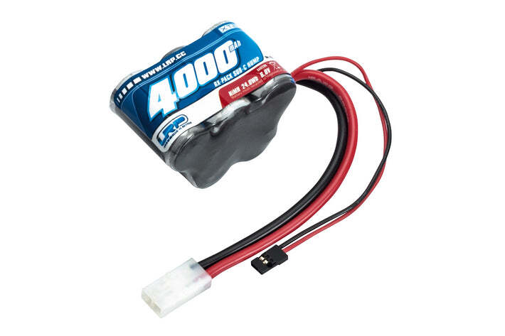 LRP-430608 LRP XTEC 1/5 RX-pack Hump SubC NiMH - Tamiya/JR - 6.0V - 4000mAh LRP