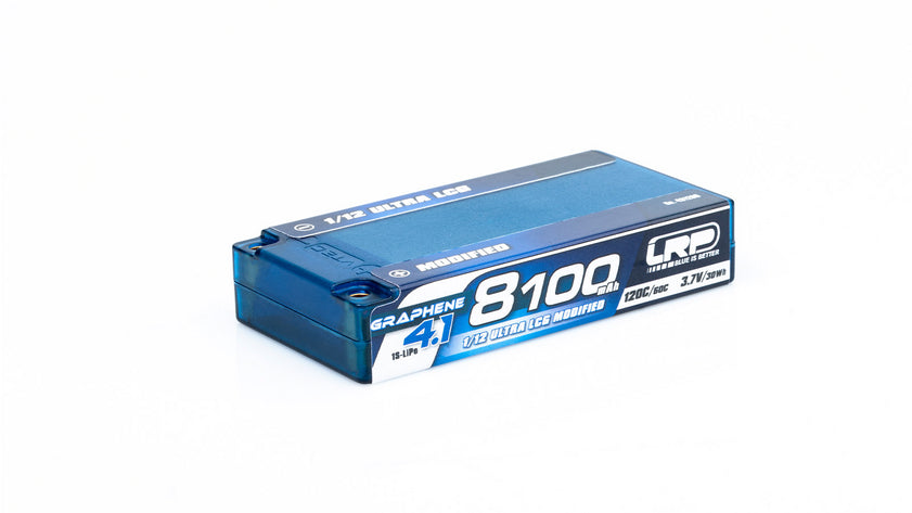 LRP-431268 LRP 1/12 Ultra LCG GRAPHENE-4.1 8100mAh Hardcase - 3.7V LiPo Battery - 120C/60C LRP