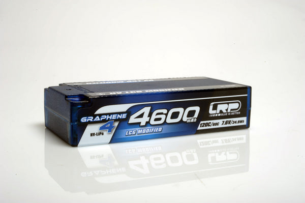 LRP-431286 LRP HV LCG Modified Shorty GRAPHENE-4 4600mAh Hardcase battery - 7.6V LiPo - 120C/60C