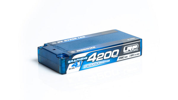 LRP-432273 LRP HV Hyper LCG Modified Shorty GRAPHENE-4.1 4200mAh LiPo Battery