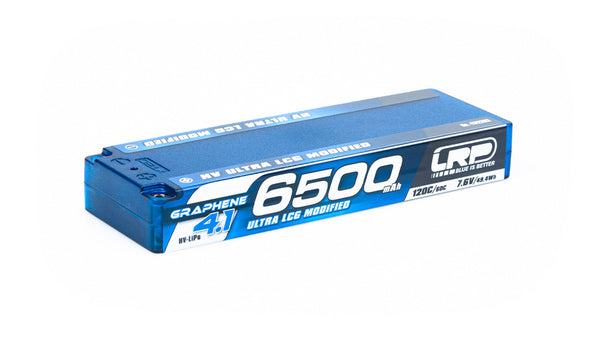 LRP-432282 LRP HV Ultra LCG Modified GRAPHENE-4.1 6500mAh Hardcase - 7.6V LiPo - 120C/60C