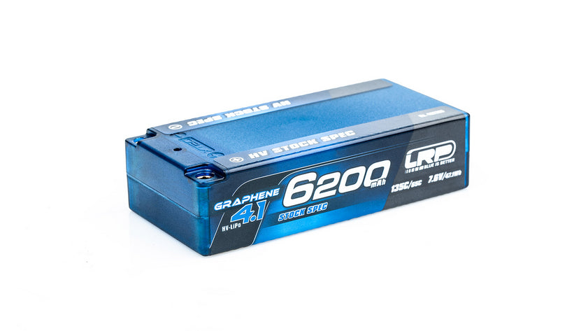 LRP-432285 LRP HV Stock Spec Shorty GRAPHENE-4.1 6200mAh Hardcase - 7.6V LiPo - 135C/65C LRP