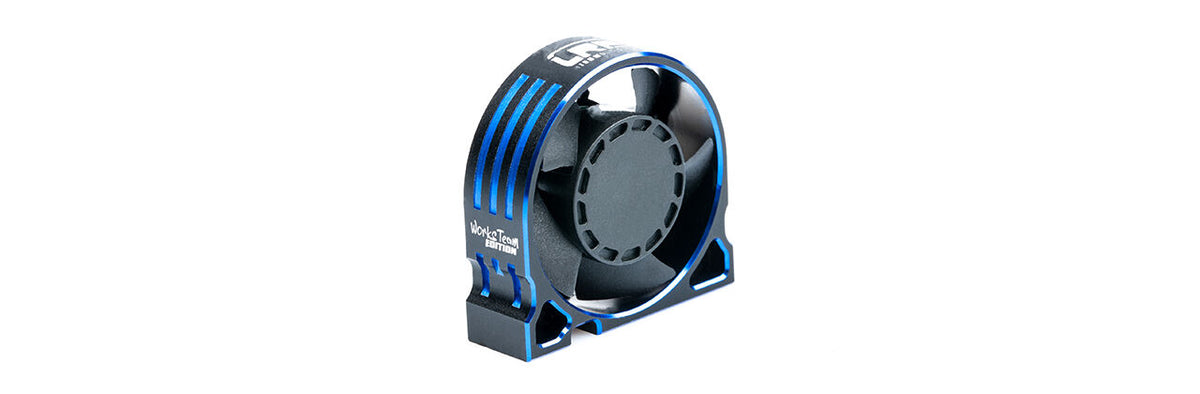 LRP WorksTeam Aluminium HighRev. motor fan V2 - 30x30x10mm / 1S/2S / receiver connector LRP-501832
