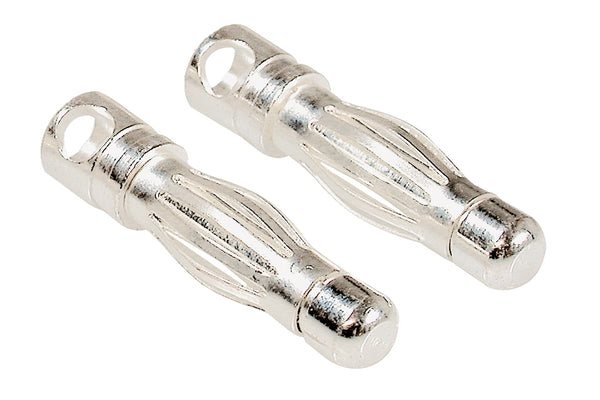 LRP-65835 LRP 4mm Silver universal connectors (10 pcs. male plugs, no female plugs)"