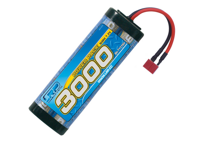 LRP Power Pack 3000mAh - 7.2v - 6 Cell - NiMH Stickpack Battery - Deans Plug