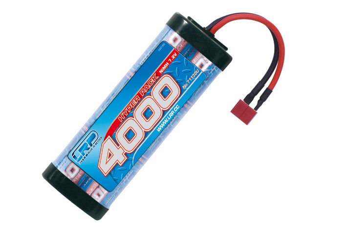 LRP Power Pack 4000mAh - 7.2v - 6 Cell - NiMH Stickpack Battery - Deans Plug