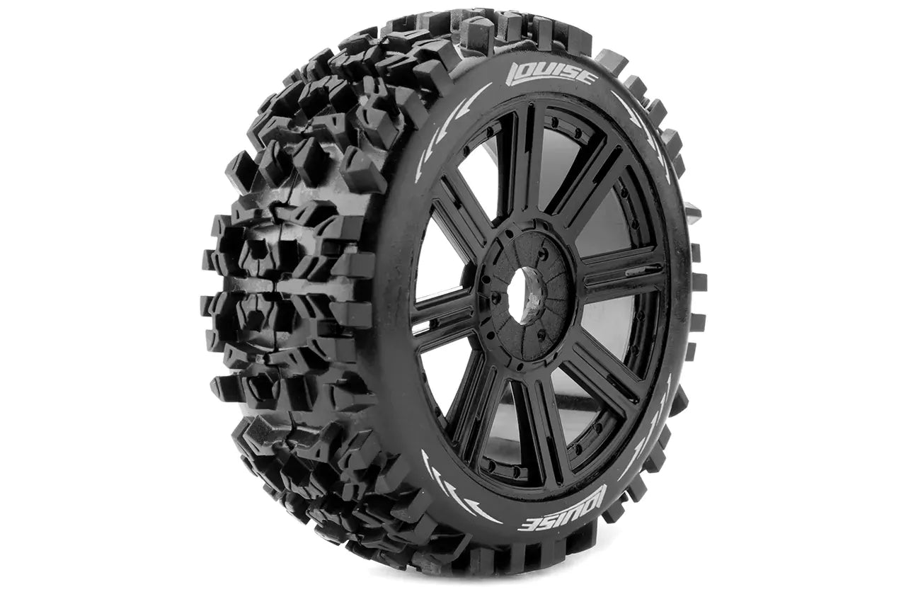 LT3130SI Louise RC - B-PIONEER - 1-8 Buggy Tire set with closed cell insert (NO RIMS) Louise