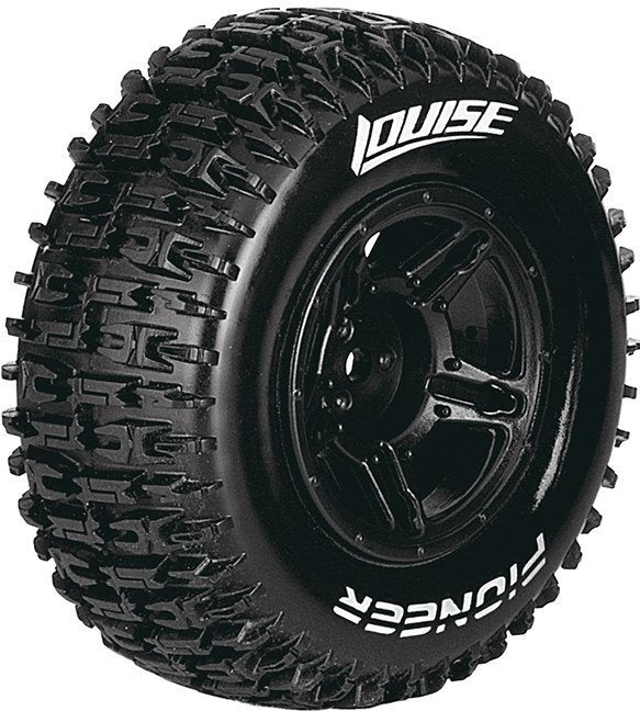LT3148SB Louise RC Sc-Pioneer 1/10 Short Course Tires, Soft, 12, 14 & 17Mm Removable Louise