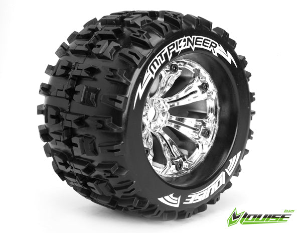 LT3218C MT-Pioneer 1/8 Monster Truck Tyres Chrom Louise