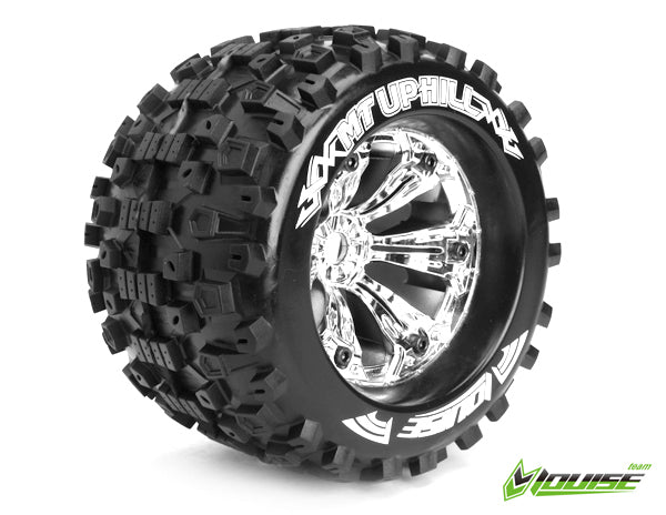 LT3219C MT-Uphill 1/8 Monster Truck Tyres Chrome Louise