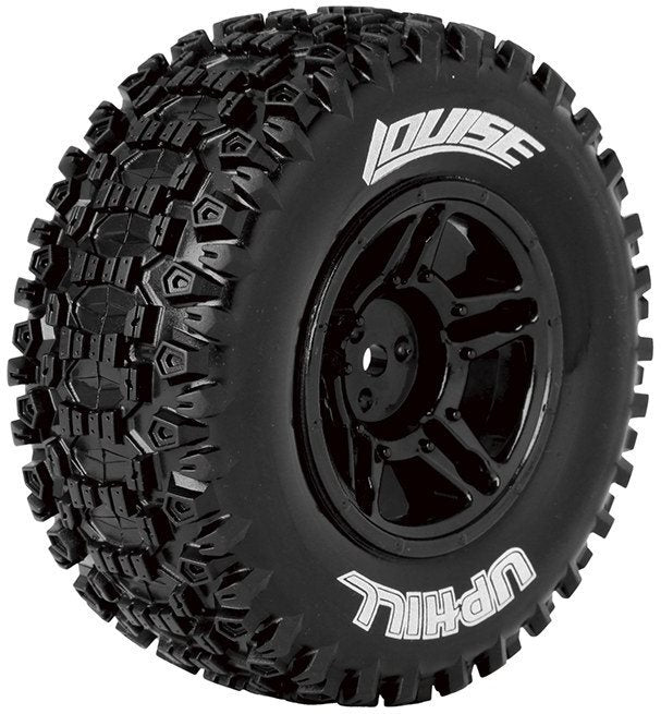LT3223SB Louise RC Sc-Uphill 1/10 Short Course Tires, Soft, 12, 14 & 17Mm Removable Louise