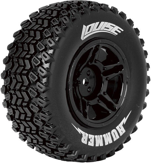 LT3224SB Louise RC Sc-Hummer 1/10 Short Course Tires, Soft, 12, 14 & 17Mm Removable Louise